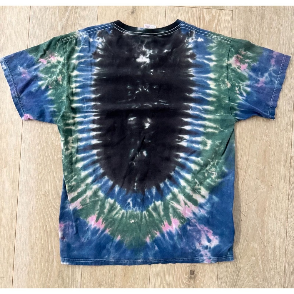 Vintage 90s Jim Morrison The Doors Tie Dye T-Shirt Fruit of the Loom Large - Picture 4 of 6